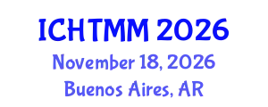 International Conference on Hospitality, Tourism Marketing and Management (ICHTMM) November 18, 2026 - Buenos Aires, Argentina
