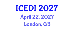 International Conference on Equality, Diversity and Inclusion (ICEDI) April 22, 2027 - London, United Kingdom