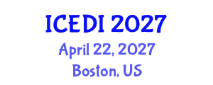 International Conference on Equality, Diversity and Inclusion (ICEDI) April 22, 2027 - Boston, United States