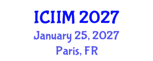 International Conference on Innovation and Information Management (ICIIM) January 25, 2027 - Paris, France