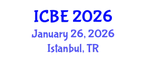 International Conference on Biomedical Engineering (ICBE) January 26, 2026 - Istanbul, Turkey