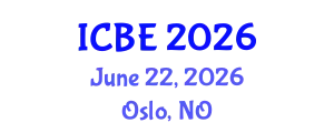 International Conference on Biomedical Engineering (ICBE) June 22, 2026 - Oslo, Norway