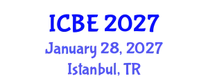 International Conference on Biomedical Engineering (ICBE) January 28, 2027 - Istanbul, Turkey