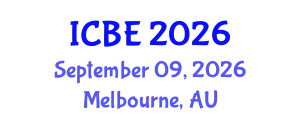 International Conference on Biomedical Engineering (ICBE) September 09, 2026 - Melbourne, Australia