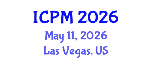 International Conference on Physics and Mathematics (ICPM) May 11, 2026 - Las Vegas, United States