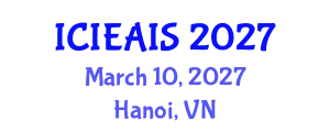 International Conference on Industrial, Engineering and Applied Intelligent Systems (ICIEAIS) March 10, 2027 - Hanoi, Vietnam