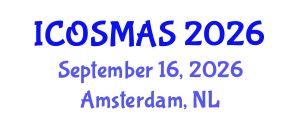 International Conference on Orthopedics, Sports Medicine and Arthroscopic Surgery (ICOSMAS) September 16, 2026 - Amsterdam, Netherlands