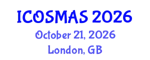 International Conference on Orthopedics, Sports Medicine and Arthroscopic Surgery (ICOSMAS) October 21, 2026 - London, United Kingdom