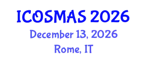 International Conference on Orthopedics, Sports Medicine and Arthroscopic Surgery (ICOSMAS) December 13, 2026 - Rome, Italy