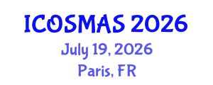 International Conference on Orthopedics, Sports Medicine and Arthroscopic Surgery (ICOSMAS) July 19, 2026 - Paris, France