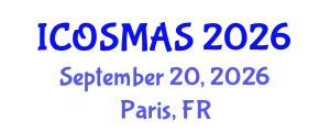 International Conference on Orthopedics, Sports Medicine and Arthroscopic Surgery (ICOSMAS) September 20, 2026 - Paris, France