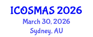 International Conference on Orthopedics, Sports Medicine and Arthroscopic Surgery (ICOSMAS) March 30, 2026 - Sydney, Australia