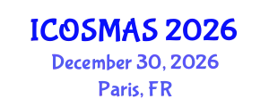 International Conference on Orthopedics, Sports Medicine and Arthroscopic Surgery (ICOSMAS) December 30, 2026 - Paris, France