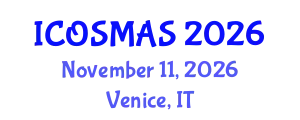 International Conference on Orthopedics, Sports Medicine and Arthroscopic Surgery (ICOSMAS) November 11, 2026 - Venice, Italy