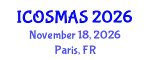 International Conference on Orthopedics, Sports Medicine and Arthroscopic Surgery (ICOSMAS) November 18, 2026 - Paris, France