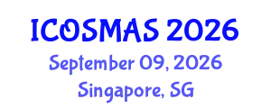 International Conference on Orthopedics, Sports Medicine and Arthroscopic Surgery (ICOSMAS) September 09, 2026 - Singapore, Singapore