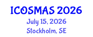 International Conference on Orthopedics, Sports Medicine and Arthroscopic Surgery (ICOSMAS) July 15, 2026 - Stockholm, Sweden