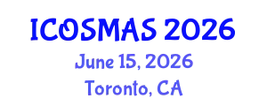 International Conference on Orthopedics, Sports Medicine and Arthroscopic Surgery (ICOSMAS) June 15, 2026 - Toronto, Canada
