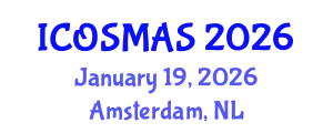 International Conference on Orthopedics, Sports Medicine and Arthroscopic Surgery (ICOSMAS) January 19, 2026 - Amsterdam, Netherlands