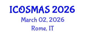 International Conference on Orthopedics, Sports Medicine and Arthroscopic Surgery (ICOSMAS) March 02, 2026 - Rome, Italy