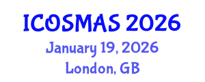International Conference on Orthopedics, Sports Medicine and Arthroscopic Surgery (ICOSMAS) January 19, 2026 - London, United Kingdom
