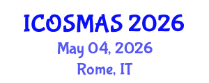 International Conference on Orthopedics, Sports Medicine and Arthroscopic Surgery (ICOSMAS) May 04, 2026 - Rome, Italy