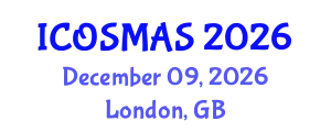 International Conference on Orthopedics, Sports Medicine and Arthroscopic Surgery (ICOSMAS) December 09, 2026 - London, United Kingdom