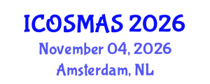 International Conference on Orthopedics, Sports Medicine and Arthroscopic Surgery (ICOSMAS) November 04, 2026 - Amsterdam, Netherlands