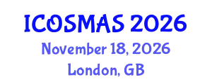 International Conference on Orthopedics, Sports Medicine and Arthroscopic Surgery (ICOSMAS) November 18, 2026 - London, United Kingdom