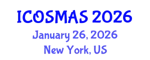 International Conference on Orthopedics, Sports Medicine and Arthroscopic Surgery (ICOSMAS) January 26, 2026 - New York, United States