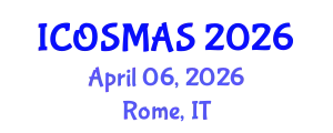 International Conference on Orthopedics, Sports Medicine and Arthroscopic Surgery (ICOSMAS) April 06, 2026 - Rome, Italy