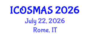 International Conference on Orthopedics, Sports Medicine and Arthroscopic Surgery (ICOSMAS) July 22, 2026 - Rome, Italy