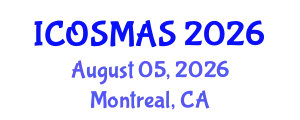 International Conference on Orthopedics, Sports Medicine and Arthroscopic Surgery (ICOSMAS) August 05, 2026 - Montreal, Canada