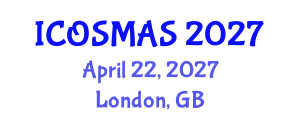 International Conference on Orthopedics, Sports Medicine and Arthroscopic Surgery (ICOSMAS) April 22, 2027 - London, United Kingdom