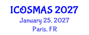 International Conference on Orthopedics, Sports Medicine and Arthroscopic Surgery (ICOSMAS) January 25, 2027 - Paris, France