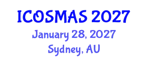 International Conference on Orthopedics, Sports Medicine and Arthroscopic Surgery (ICOSMAS) January 28, 2027 - Sydney, Australia