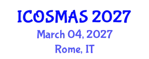 International Conference on Orthopedics, Sports Medicine and Arthroscopic Surgery (ICOSMAS) March 04, 2027 - Rome, Italy