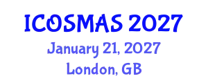 International Conference on Orthopedics, Sports Medicine and Arthroscopic Surgery (ICOSMAS) January 21, 2027 - London, United Kingdom