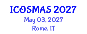 International Conference on Orthopedics, Sports Medicine and Arthroscopic Surgery (ICOSMAS) May 03, 2027 - Rome, Italy