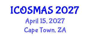 International Conference on Orthopedics, Sports Medicine and Arthroscopic Surgery (ICOSMAS) April 15, 2027 - Cape Town, South Africa