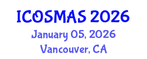International Conference on Orthopedics, Sports Medicine and Arthroscopic Surgery (ICOSMAS) January 05, 2026 - Vancouver, Canada