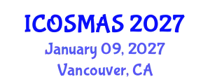 International Conference on Orthopedics, Sports Medicine and Arthroscopic Surgery (ICOSMAS) January 09, 2027 - Vancouver, Canada