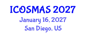 International Conference on Orthopedics, Sports Medicine and Arthroscopic Surgery (ICOSMAS) January 16, 2027 - San Diego, United States