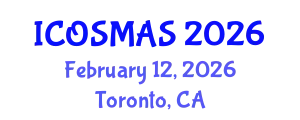 International Conference on Orthopedics, Sports Medicine and Arthroscopic Surgery (ICOSMAS) February 12, 2026 - Toronto, Canada