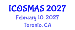 International Conference on Orthopedics, Sports Medicine and Arthroscopic Surgery (ICOSMAS) February 10, 2027 - Toronto, Canada