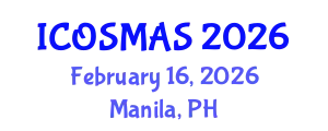 International Conference on Orthopedics, Sports Medicine and Arthroscopic Surgery (ICOSMAS) February 16, 2026 - Manila, Philippines