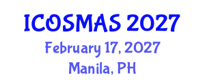 International Conference on Orthopedics, Sports Medicine and Arthroscopic Surgery (ICOSMAS) February 17, 2027 - Manila, Philippines