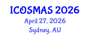 International Conference on Orthopedics, Sports Medicine and Arthroscopic Surgery (ICOSMAS) April 27, 2026 - Sydney, Australia