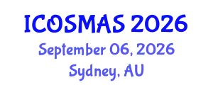 International Conference on Orthopedics, Sports Medicine and Arthroscopic Surgery (ICOSMAS) September 06, 2026 - Sydney, Australia