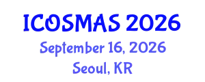 International Conference on Orthopedics, Sports Medicine and Arthroscopic Surgery (ICOSMAS) September 16, 2026 - Seoul, Republic of Korea